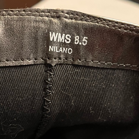 DV BY DOLCE VITA Nilano Metallic Ankle Boot Silver Size 8.5 Western Cowgirl - Picture 9 of 10